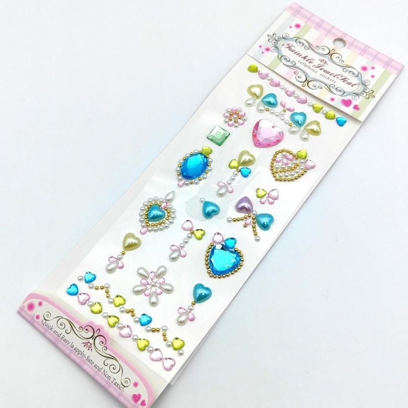 Gem Sticker Jewels for Crafts,Selfs Adhesive Rhinestones Jewel Stick On Gem Acrylic Heart Star Butterfly Sticker