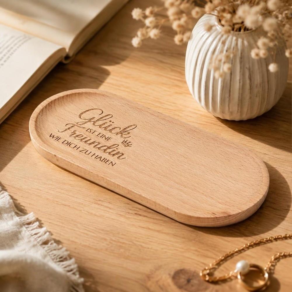 Minimalist Dessert Plate Oval Bread Board Japanese style Wooden Tray Tea