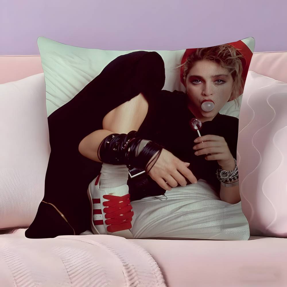 Singer MMadonna Like aVirgin Pillow Case Ultra Soft Skin Friendly Fabric Cloud Like Comfort  Concealed Zipper
