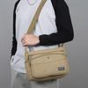Men's Canvas Crossbody Bag - Durable Casual Shoulder Bag for Daily/Commute (4 Color Options)
