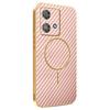 For Motorola Edge 40 Neo 5G Phone Case Carbon Fiber Textured Electroplated TPU Back Cover