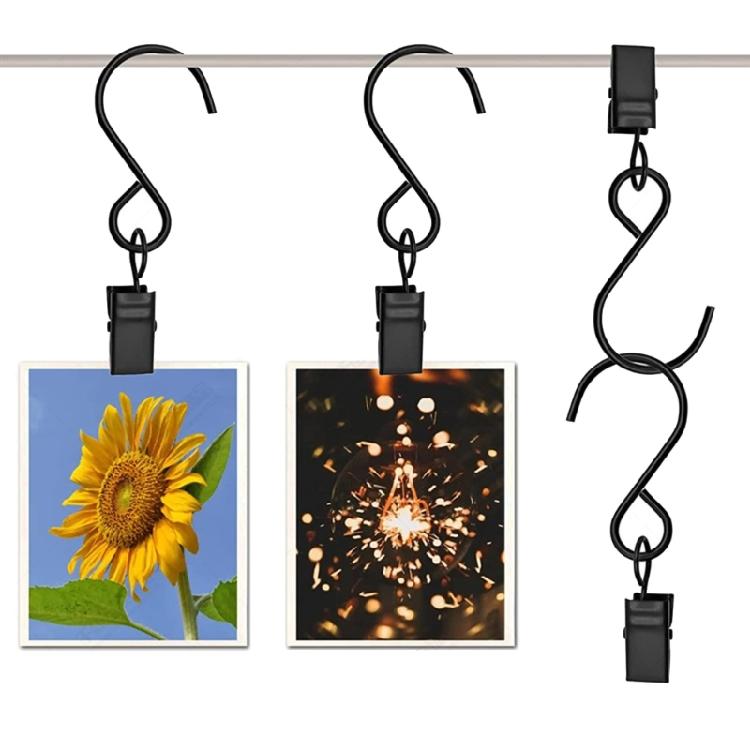 Pack of 50 Durable Hooks for Christmas Decor Outdoor Lighting Heavy Dutys Clamp
