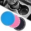 §Car Coaster Water Cup Bottle Holder Anti-slip Pad Mat Silica Gel For Interior Decoration Car Styling Accessories