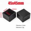 Black PVC Furniture Table Foot Tip Chairs Legs Pad Protector Cover Square/Round Caps Pipe Plug Lid Tube Hole Protection End Cap