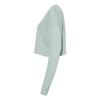 Bella + Canvas Womens/Ladies Fleece Crew Neck Crop Top
