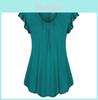 Plus Size Women's Summer Short Sleeve Blouse T Shirt Tops Casual Loose Tunic Tee For Effortless Style And Comfort