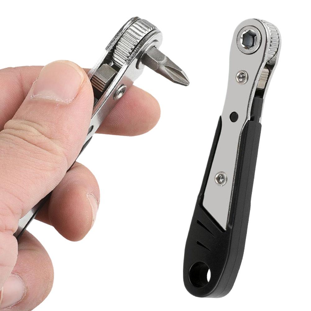 Hexagon Ratchet Wrench Quick Release Drive Screwdriver Bit 1/4inch Mini Socket Tools for Handle Repair Wrench
