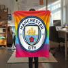 Etihad MCFC Ground Blanket, High quality Comfortable for All Seasons, Home Decor, Warmth and Comfort