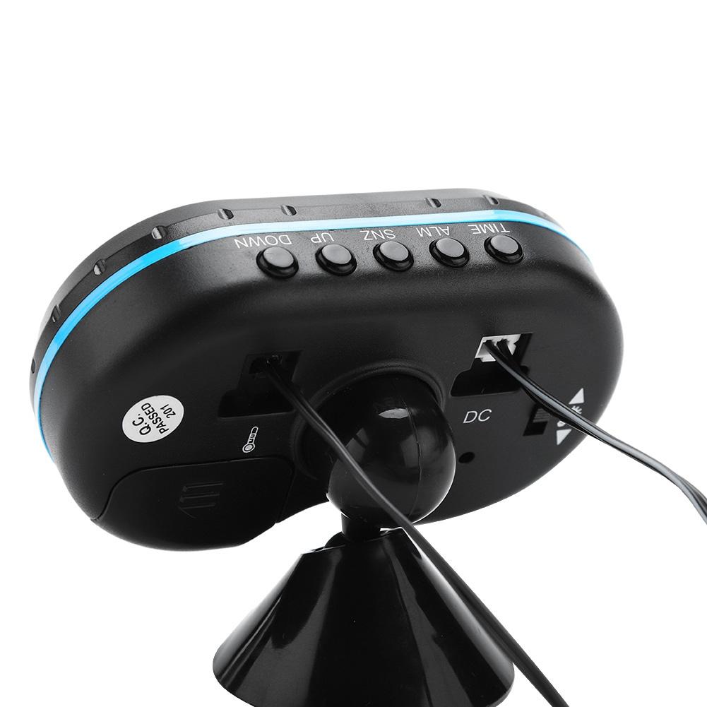 12V LED Display Car Digital Thermometer Voltmeter Meter Clock Alarm Monitor