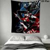 Anime-inspired "Till I" Pattern Home Decor Tapestry, Wall Hanging, Decorative RV Wall Cloth.XGT0914298