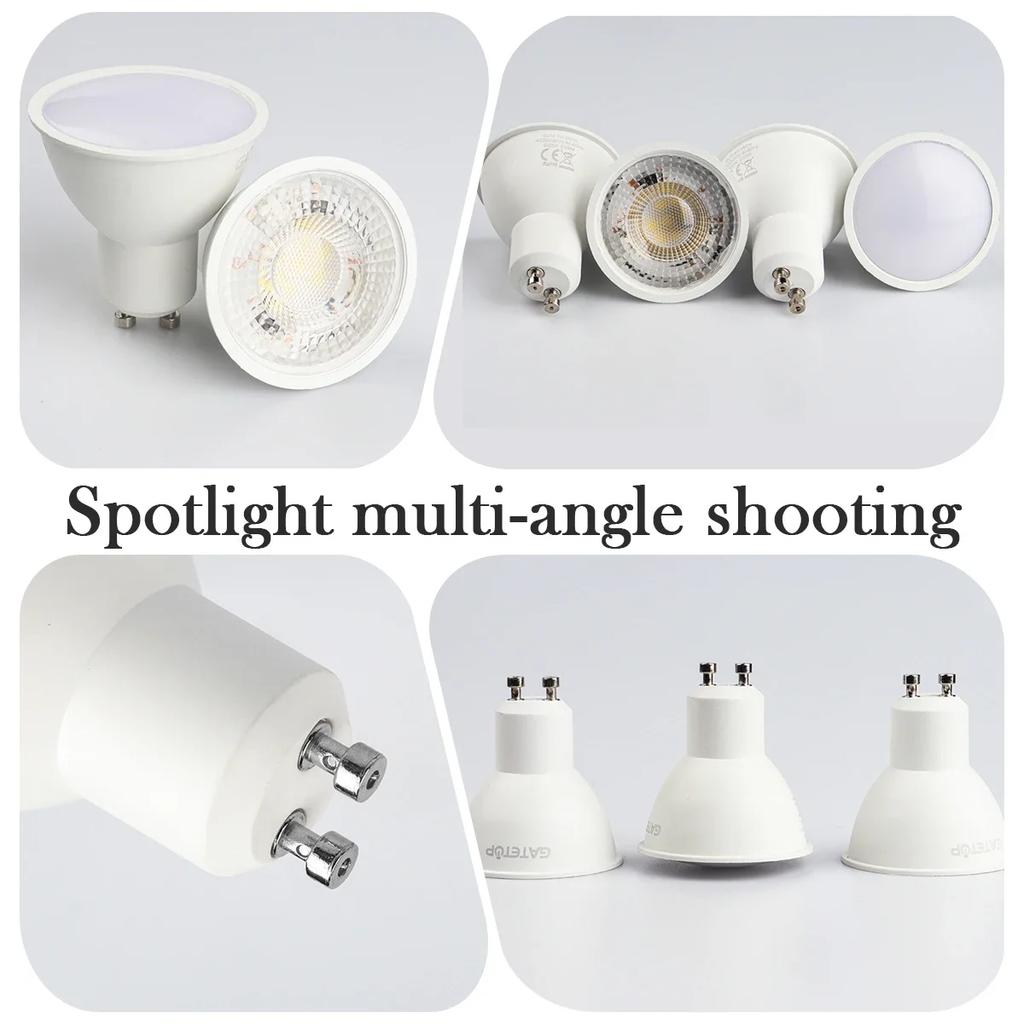 1-10pcs Foco GU10 Spotlight Bulb AC220V 110V LED Lighting 3W 5W 6W 7W 8W 9W Can Replace The 50W Halogen Lamp Lampara Led