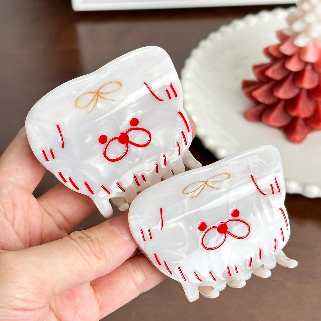 Acetate Trendy Dog Hair Claw Clip For Effortless Chic Styles Halfup