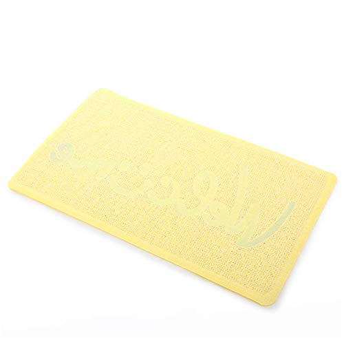 KEYSTONE Outdoor Doormat, TEXT, Black, W60 X L33cm, PVC Embossed, Smile, PVEMSMTB