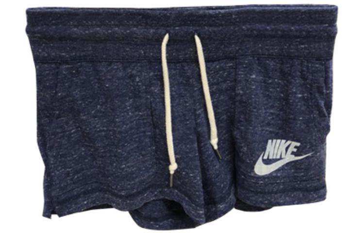 Nike Sports Shorts Women s Blue Moderate Knitted Shorts 904536-429 S