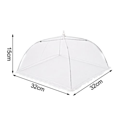 Foldable Dining Table Cover, Mosquito Net, Fly Net, Easy Storage, Breathable, Dustproof, Convenient, Durable, Food Protection, Kitchen Umbrella, Mesh
