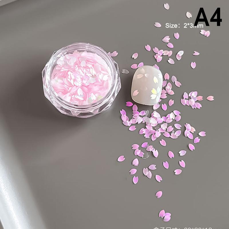 Nail Art Sequins Irregular Polarized Mermaid Sequins Fine Sparkle Powder Thick Thin Mixed Butterfly Star Sequins Nail Decoration