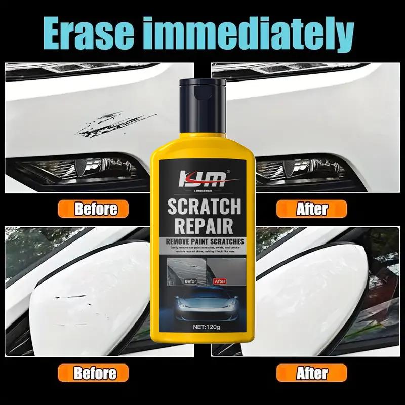 Car Scratch Remover Kit - Restore Paint Gloss and Shine, Eliminate Swirls | Essential Car Care Accessory Set