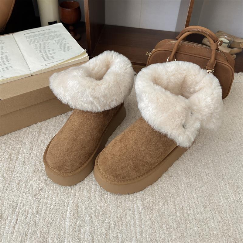 

Женские модные ботинки с пряжкой, легкие, увеличивающие рост, с мягкой подошвой, зимние, теплые, на меху, одна пара, утепленные, на подкладке, нескользящие, повседневные, спортивные, хлопковые ботинки 40 малиновый