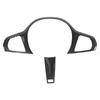 2Pcs Steering Wheel Panel Trim Cover Carbon Fiber Decor Fit for 3‑Series G20 2019‑2021With ACC