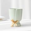 Desktop Decorative Bouquet Bow Vase Nordic Style Table Ornament Flower Vase  Living Room