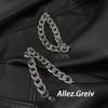 Men's Punk Cuban Bracelet, Cold Steel Korean Style, Wide Hip-Hop Chain Jewelry