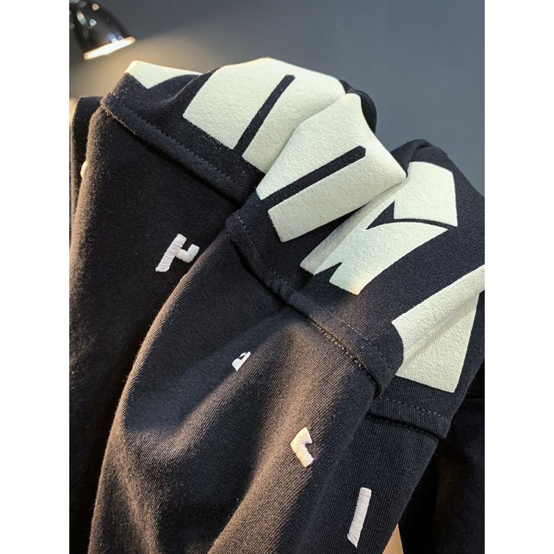 Pánské letní tričko Módní Letní Potisk Výšivka Krátký rukáv Pánské Spuštěné rameno Ležérní Pulovr s kulatým výstřihem