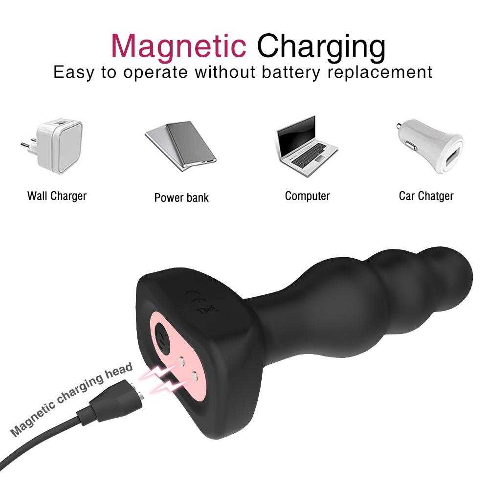 Wearable Vibrating Butt Plug - Anal Plug with Remote Control for Men & Women, Prostate Massager Adult Toy