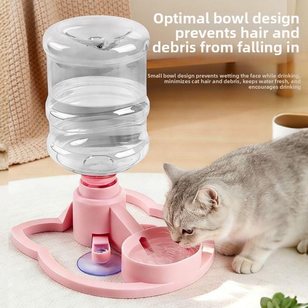 Splash-proof Pet Water Dispenser 2-in-1 Design Automatic Cat Feeder Pet Water Bowl For Pets
