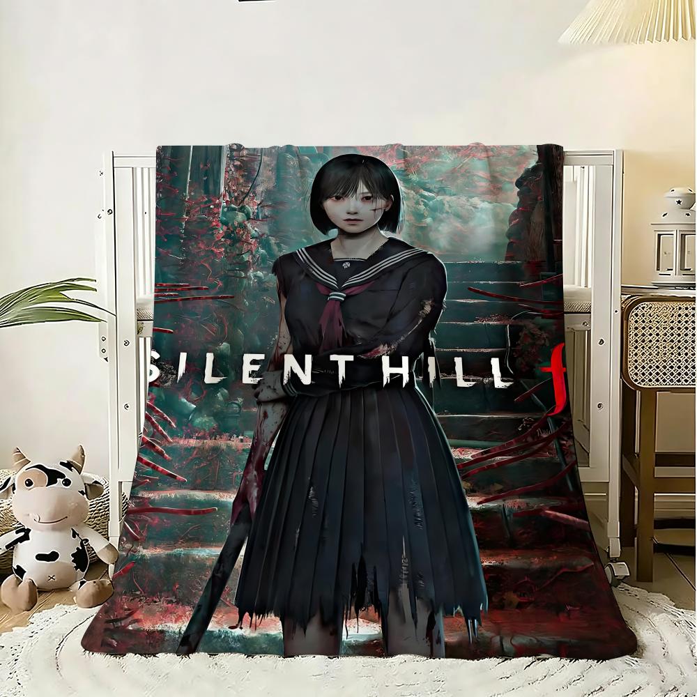 Hot Classic Silent Hill 3 Game Throw 240g Flannel Blanket Lightweight Soft Skin-friendly Summer Thin Throw Blanket