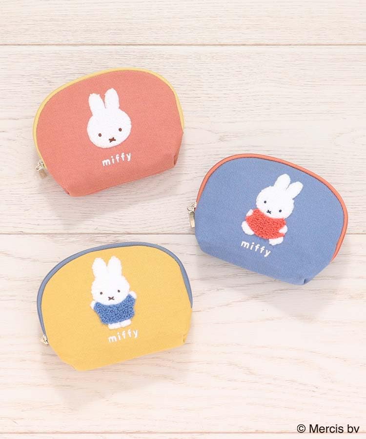 Marimo Craft MIFFY Colorful Sagara Series Tissue Pouch, Blue, Fluffy Material, for Cosmetics and Small Item Storage, Approximately W145 X H105 X