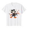 Miniso Mickey Maus Kürbis Halloween Aufdruck T-Shirt Sommer Lässig Herren und Damen Kurzarm Street T-Shirt Cartoon Oberteil