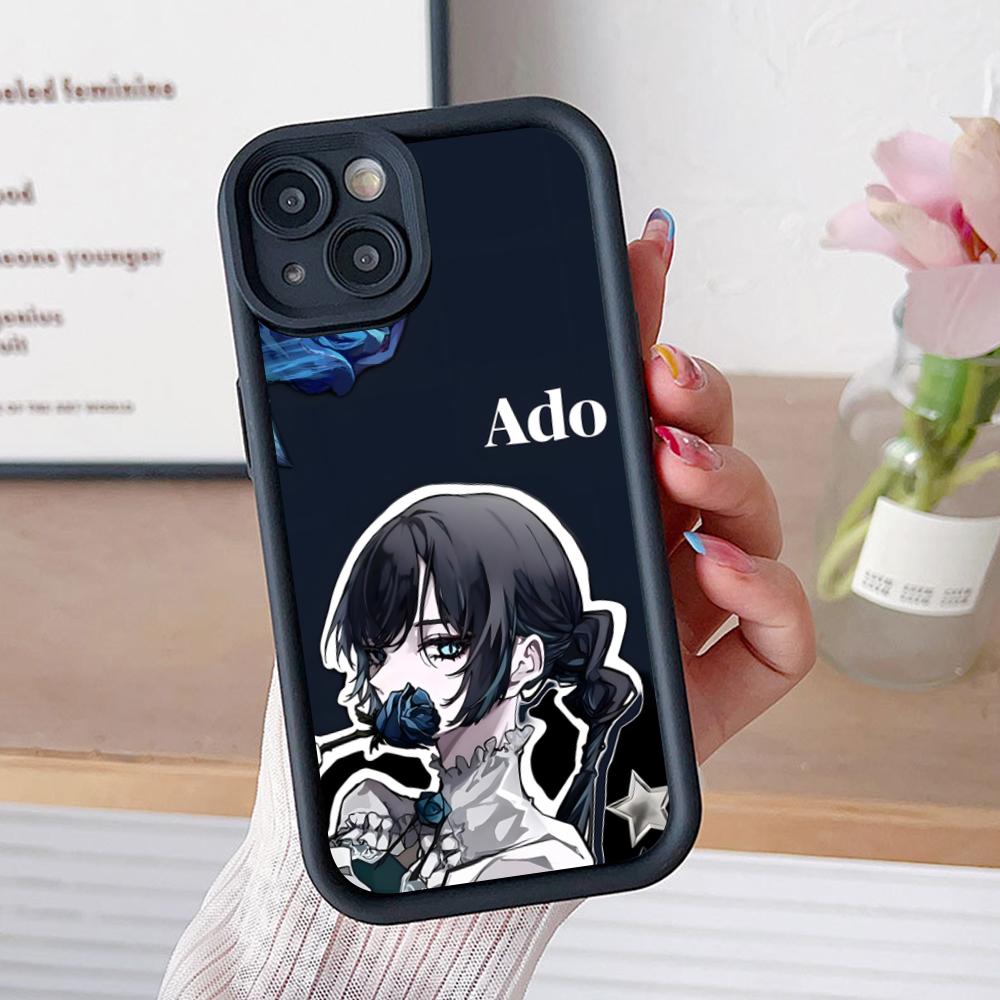 

Ado Rose Anime Mobile Phone Case for iPhone 17 16 15 14 13 12 11 Air Pro Max Plus Thicken TPU Colorful Cover Cover Luxury Pretty iPhone17 Pro Max