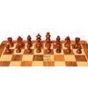 Wooden Handmade Foldable Magnetic Chess Board Set Wooden with Magnetic Pieces and Extra Queens for Kids and Adults (12x12 Inches, Brown)