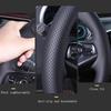 Für Peugeot Expert Traveller 408 Citroen Jumpy Spacetourer C3 C4 Fiat Scudo 2016-2022 Echtleder Auto Lenkradabdeckung