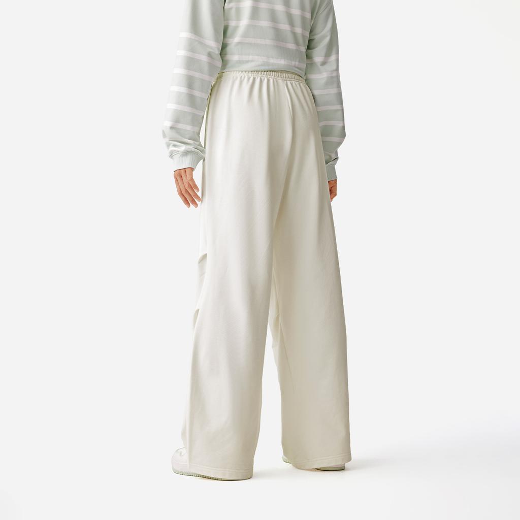 Li-Ning Comfortable Loose Breathable Casual Pants Women Bottoms Off-White AKLV270-2