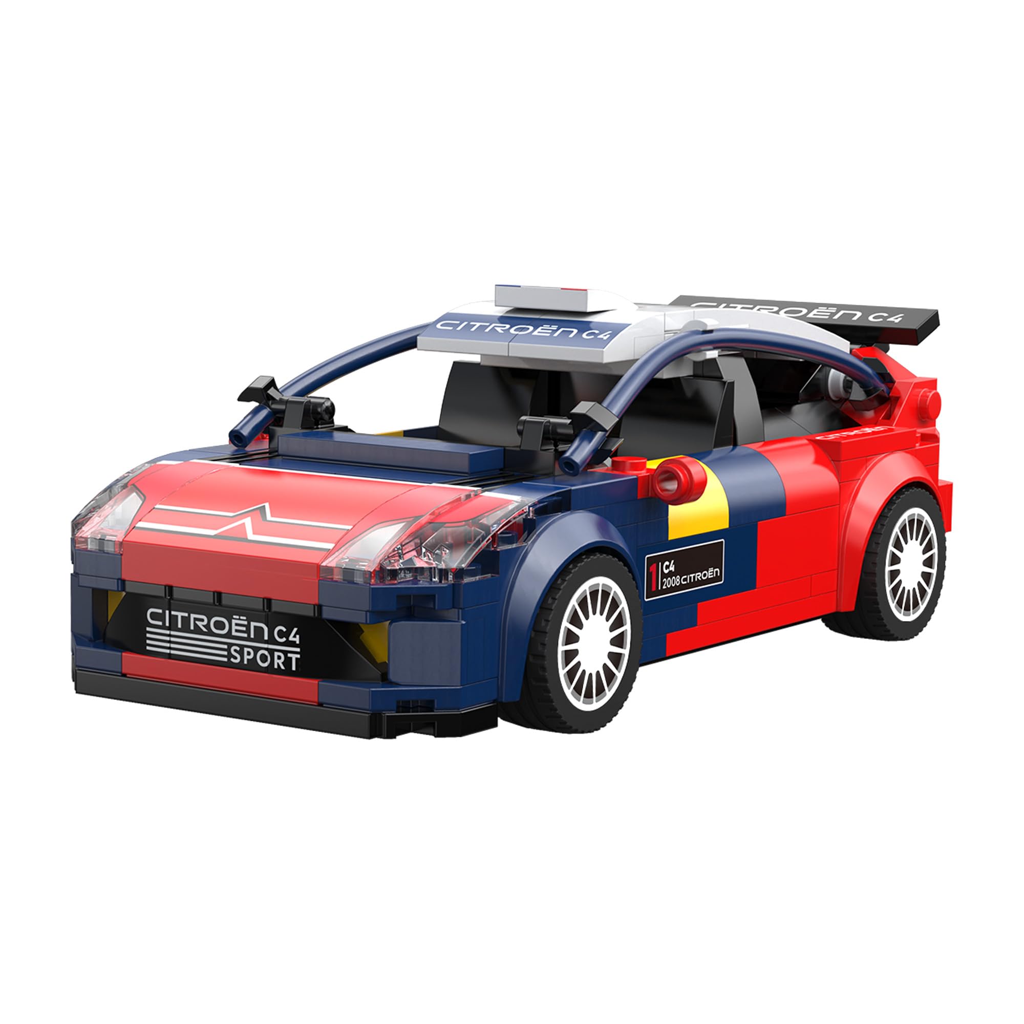 

CaDA 1/24 Scale Car Series Citroën C4 2008 WRC / Official Citroën Licensed Building Blocks 296 Pieces (Citroën C4 2008 WRC)