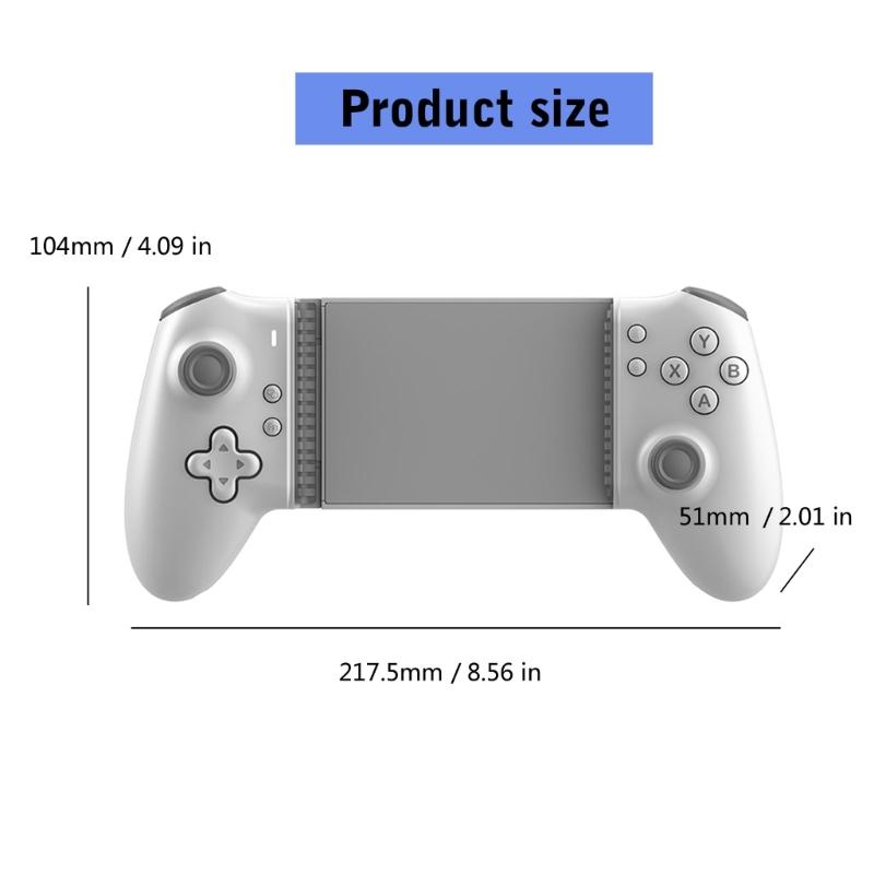 Memo Mobile Game Controller 1000Hz Polling Rate Wireless Bluetooth-compatible Gaming Phone Controller Hall Triggers