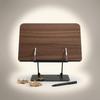 Desktop Reading Stand Adjustable Rotating Book Holder Wooden for Desk, Classroom