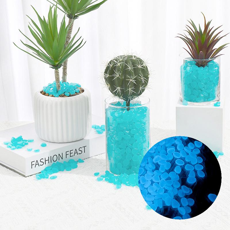 1cm Luminous Fluorescent Stones for Aquarium and Garden Landscaping