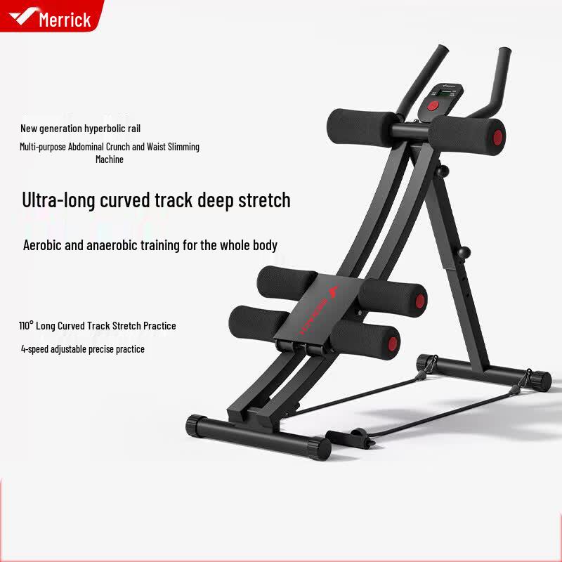 Merach Abdominal & Sit-up Assistant - Upgraded Counter Model CN Plug (adapter Included)