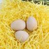 Wooden Easter Eggs To Paint, High Quality Unpainted Wooden Eggs Fake Wood Craft Eggs For Decorating, Easter Egg Ornaments