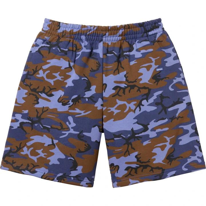 Supreme Small Box Sweatshort BlueCamo M