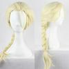 CEXIN Elsa Cosplay Wig, Braided Wig, Costume Accessory for Events, Costumes, School Festivals