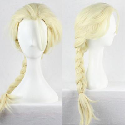 CEXIN Elsa Cosplay Perücke, Geflochtene Perücke, Kostümzubehör für Events, Kostüme, Schulfeste