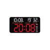 Modern Digital Wall Clock With Led Display And Temperature For Living Room Decor