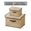 Foldable Dustproof Clothes Storage Box with Lid - Multifunctional Organizer for Clothing and Pants