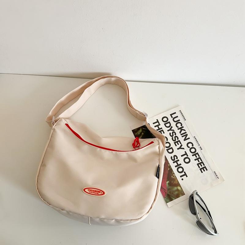 Nylon cloth bag women's large-capacity new summer versatile shoulder messenger bag casual commuter dumpling bag