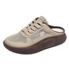 Summer Sneakers for Women Casual Mesh Anti-Slip Walking Shoes Breathable Running Backless Sneakers Women's Outdoor Comfortable Chunky Platform Mules
