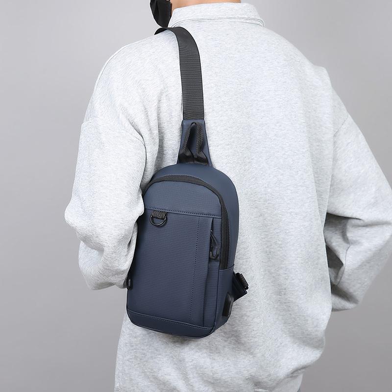 Chest Bags Men's One Shoulder Crossbody Bag Large Capacity Outdoor Sports Leisure Fashion Small Shoulder Bag Backpack