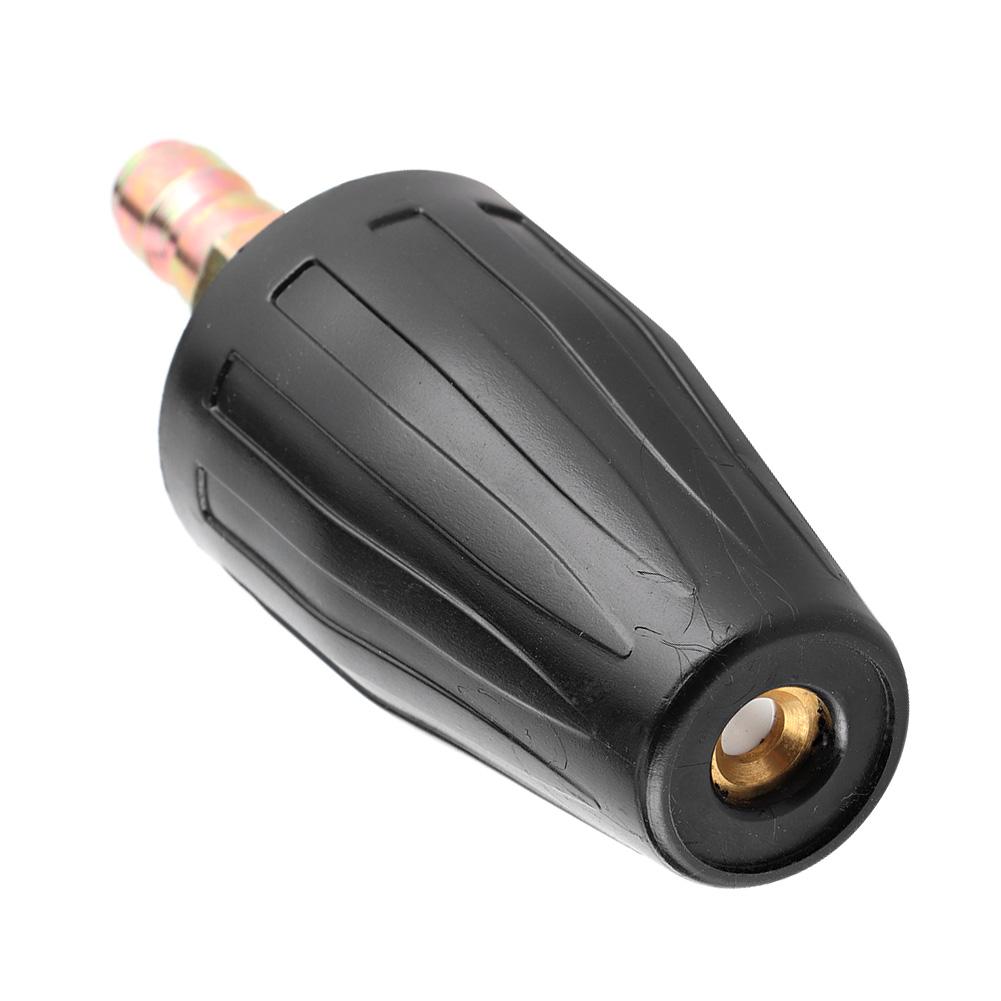 High Pressure Washer Nozzle 3600PSI 1Celsius4in Rotating Spray Tip Quick Connect Cleaning Tool